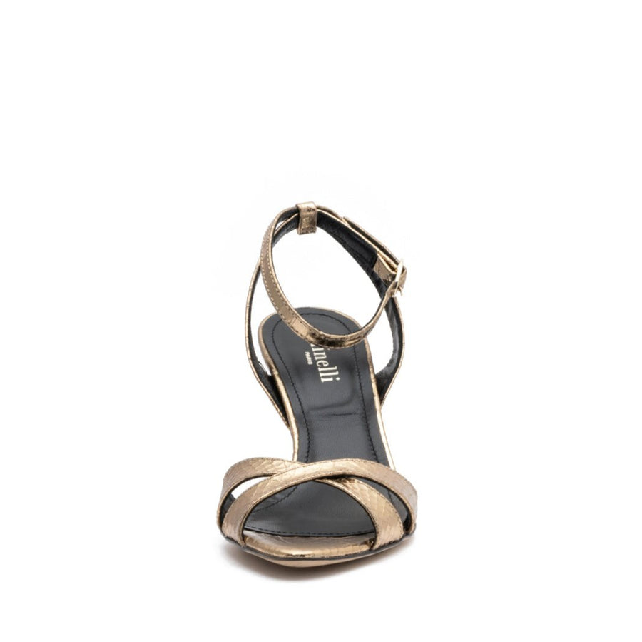 MARCELLA Gold Strappy Sandals