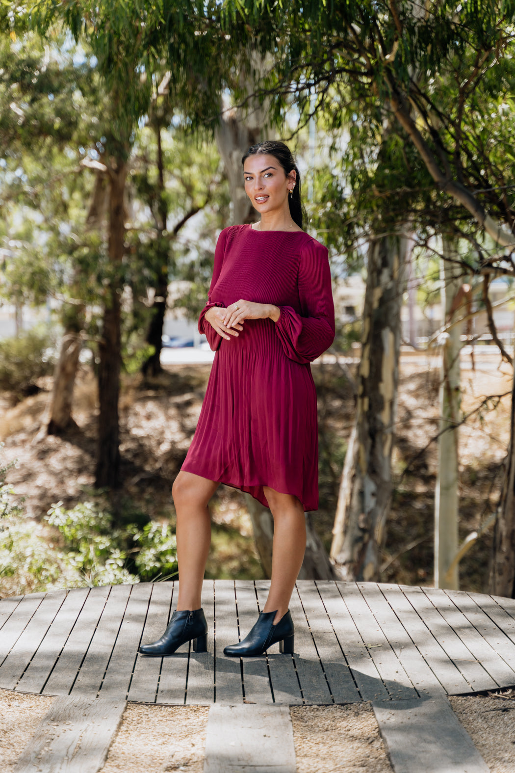 PINA Cut Out Ankle Boots