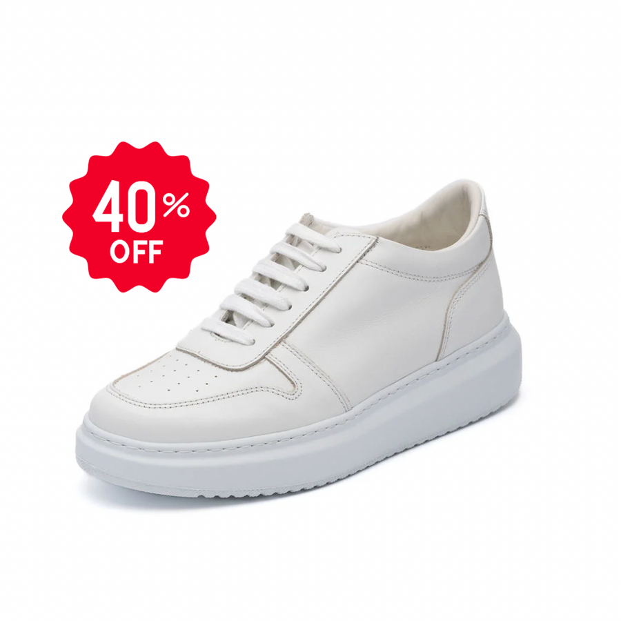 ELETTRA White Platform Sneaker