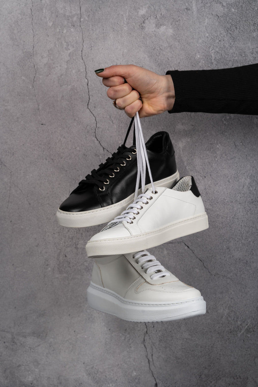 ELETTRA White Platform Sneaker