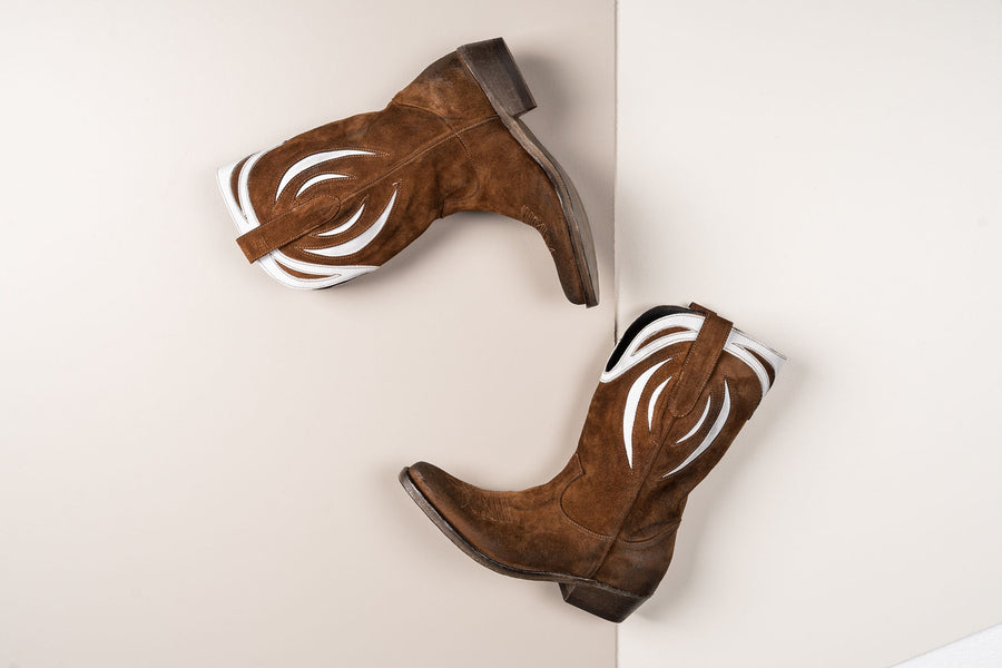 BAILEY Keep Cowboy Boots in Cacao